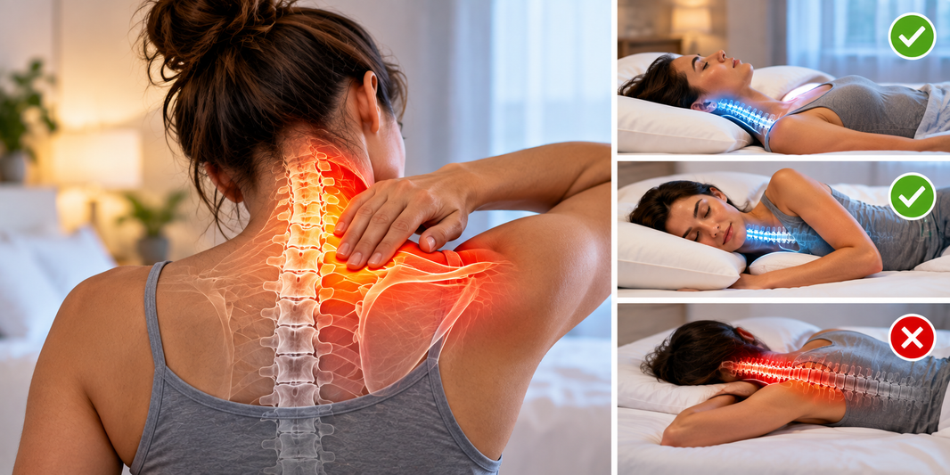 Neck & Shoulder Pain from Sleeping: Best Positions, Pillows & Relief